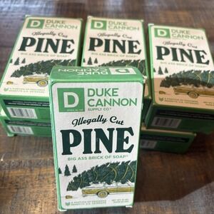 Duke Cannon Illegally Cut Pine Big Brick Soap 7 Packs Shelf Wear On Boxes